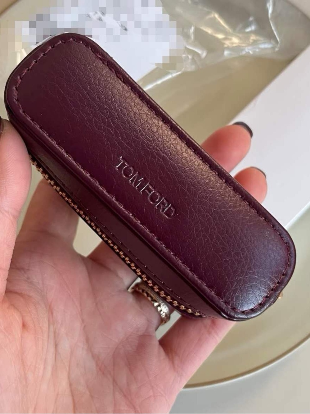 Tom Ford Lipstick Case with Mirror and Chain